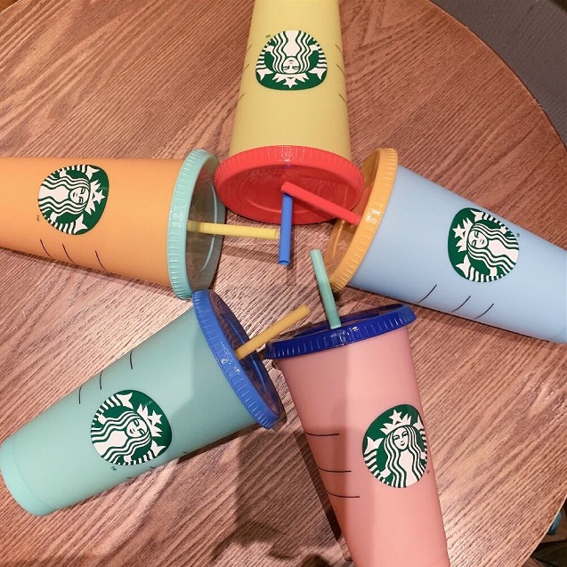 Reday Tumbler Reusable Starbucks Cup Berubah Warna Colour/Color Cangkir Air