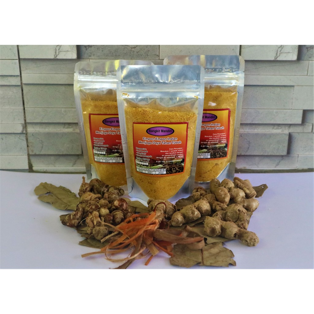 

Empon Empon Instan Jamu Instan Bangkit Mandiri Minuman Sehat Minuman Herbal Jamu instan Bubuk Herbal