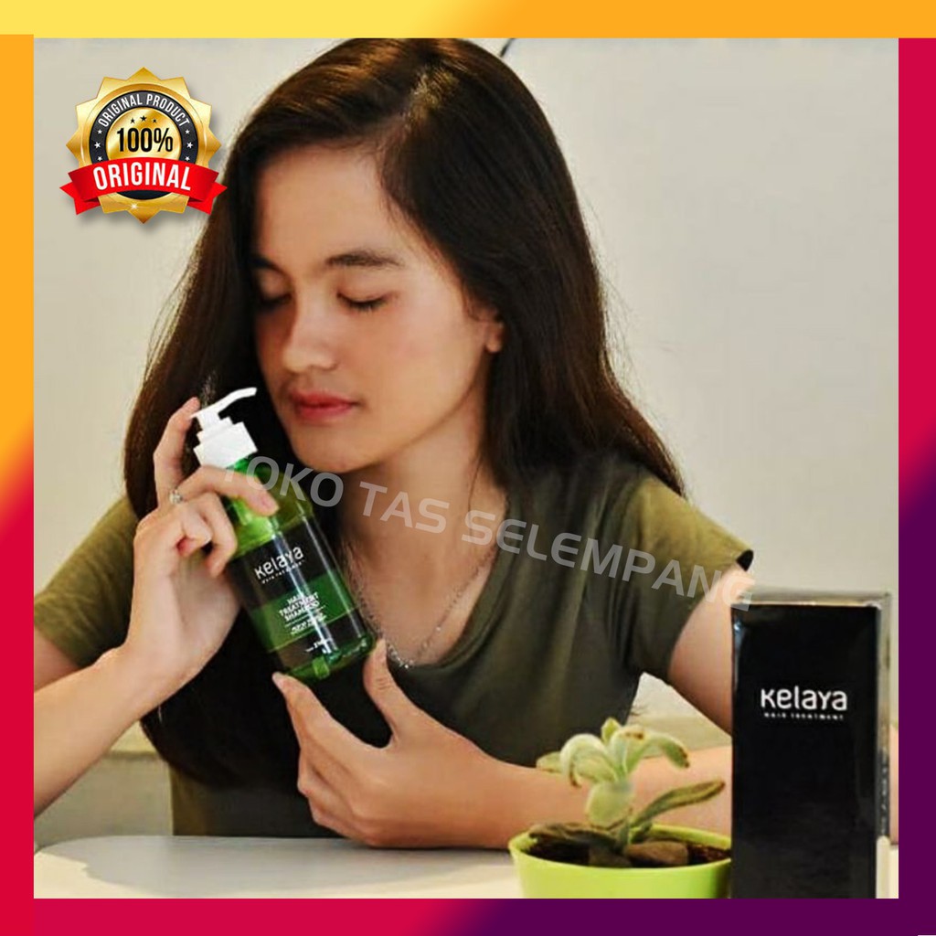 KELAYA HAIR TREATMENT SHAMPOO Original BPOM Sampo Alami Mencegah Rambut Bercabang Rontok Kebotakan-2