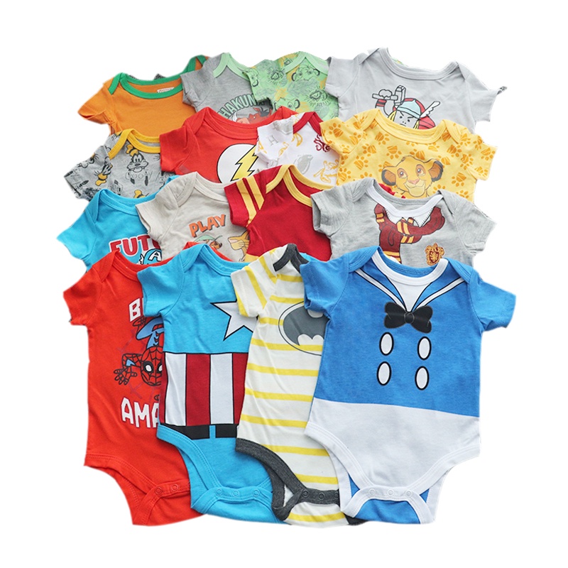 BAJU BAYI JUMPER SUPERHERO IRON MAN THOR BATMAN HULK SPIDERMAN CAPTAIN AMERICA HULK PIYAMA LUCU