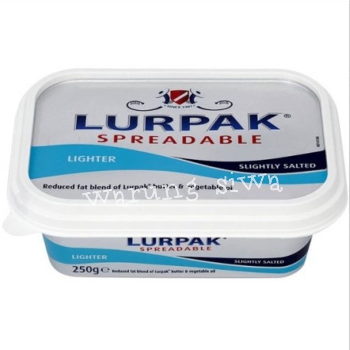 

butter lurpak spreadable light kemasan 250 gram