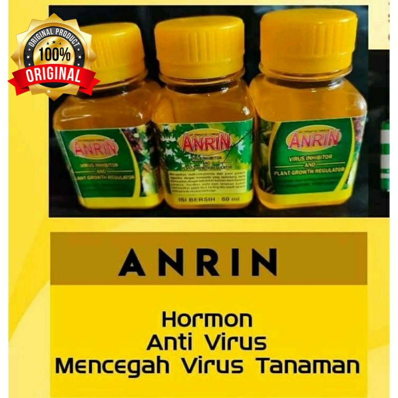 ANRIN ZPT ANTI VIRUS 60 ml memulihkan daun keriting tanaman