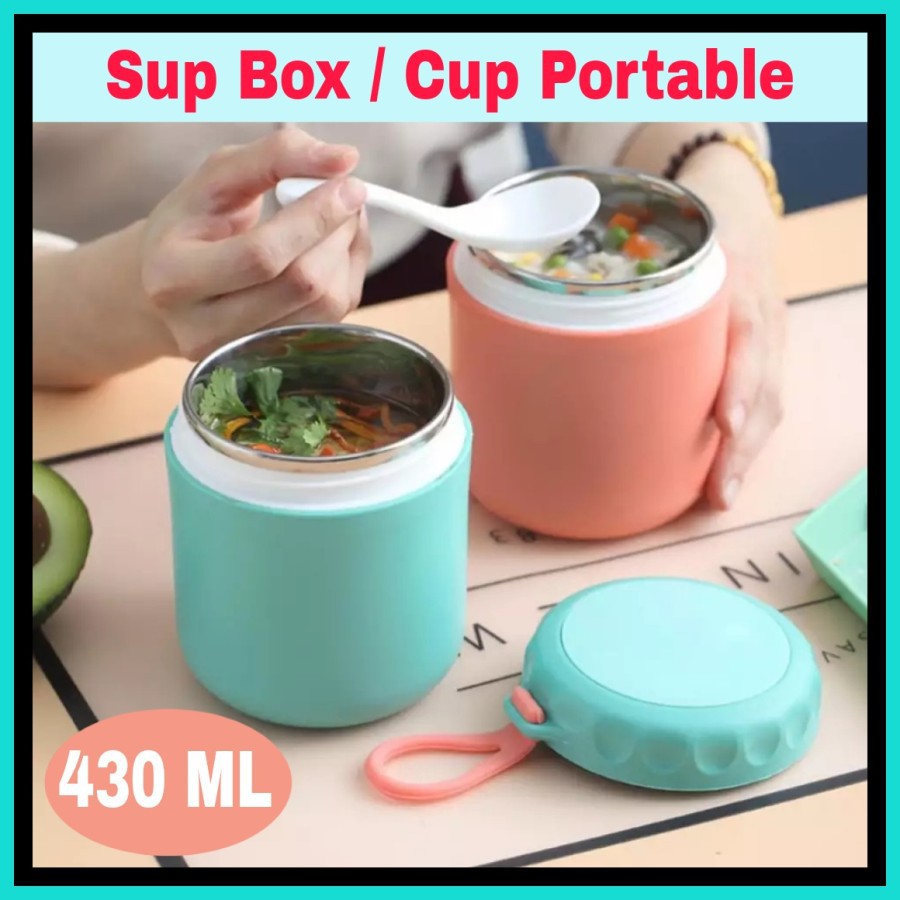 NA - Termos Soup / Bubur Box Portable Stainless Tahan Panas - Soup Box