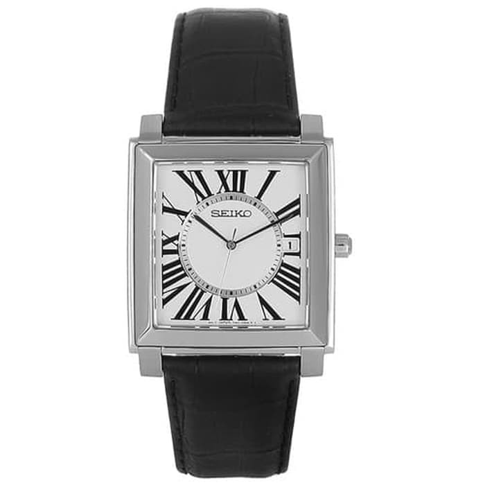 Seiko CLassic Unisex SGEE13 Analog Leather