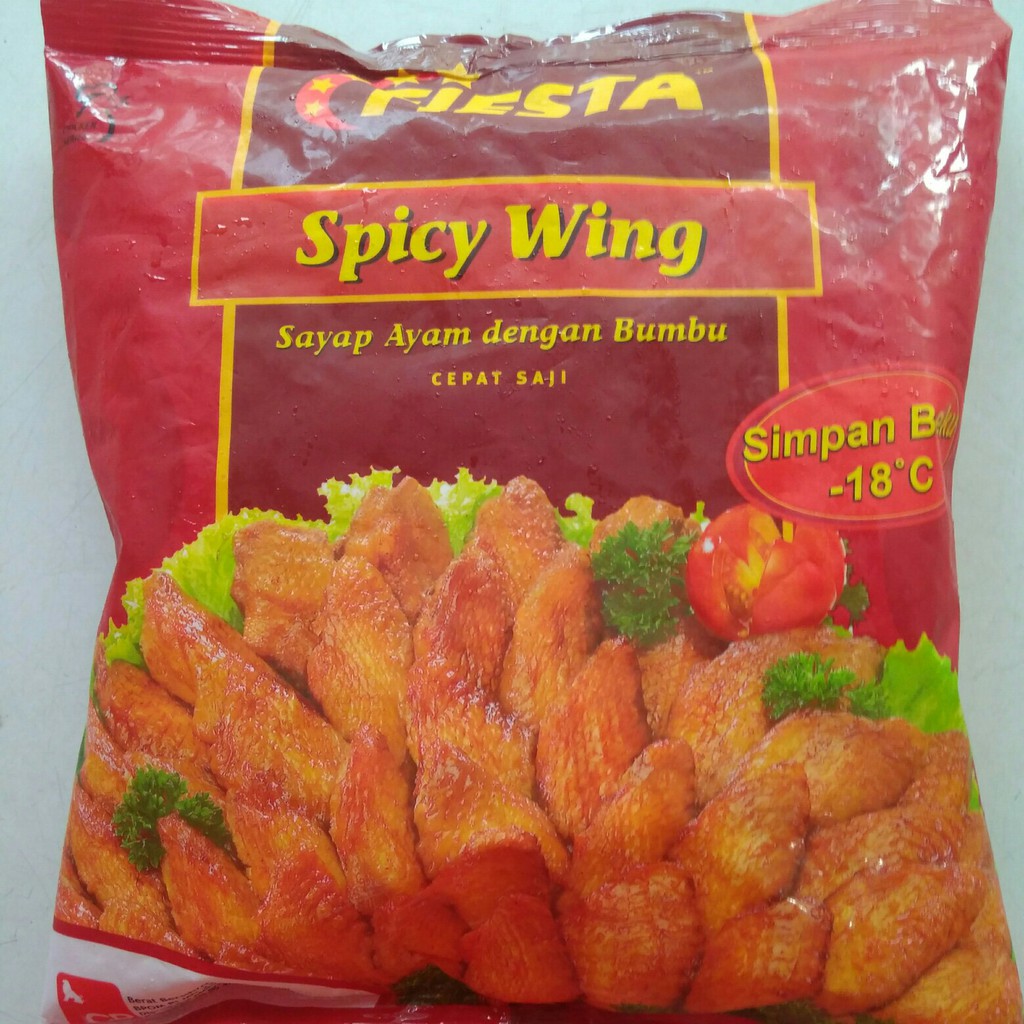 

Fiesta Spicy Wing 500 gr Bogor Frozen