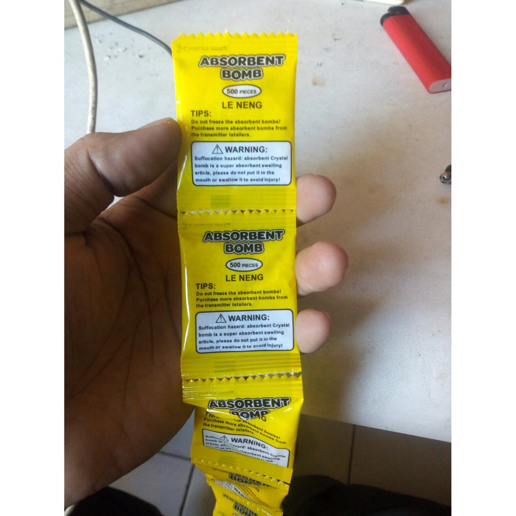 

Unik water gel refil 7-8mm Terlaris