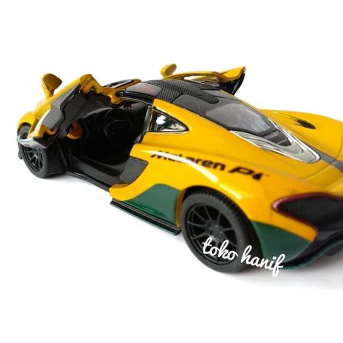 Diecast miniatur Mobil MclarenP1 orangeMN034