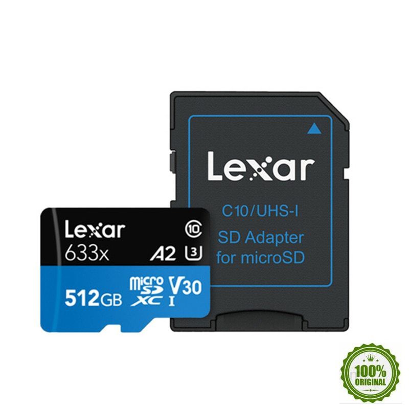 Lexar micro sd card 512GB SDXC/SDHC Flash Memory Card micro sd for Gopro/DJI/Nintendo switch
