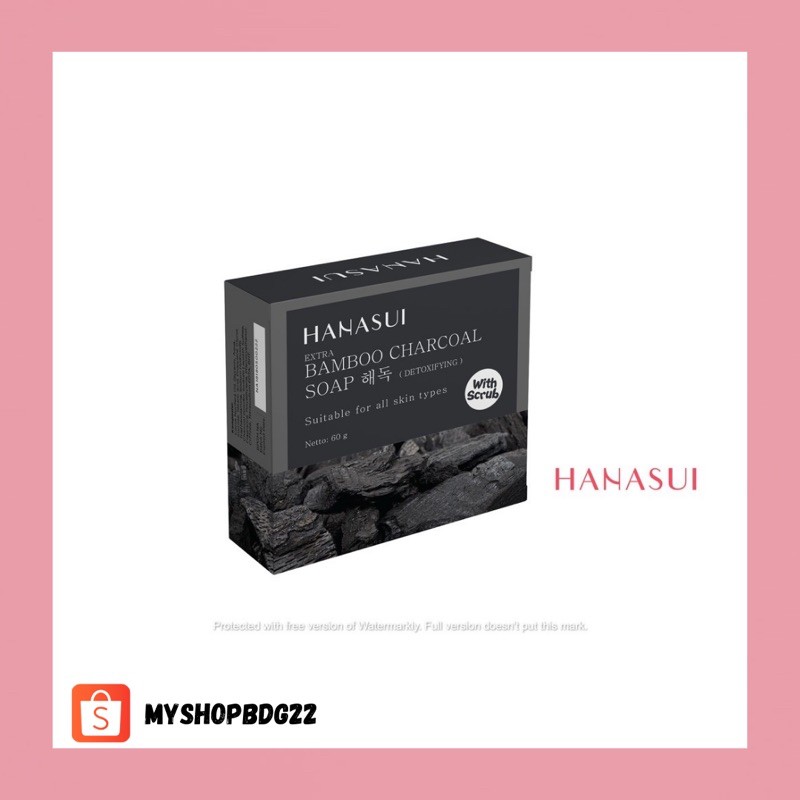 Hanasui Body Bar Soap Sabun Charcoal Beras Perlengkapan Perawatan Kebersihan Kulit Tubuh By Myshopbdg22