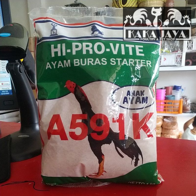 HI-PRO-VITE A591K/591 PAKAN AYAM  BURAS STARTER