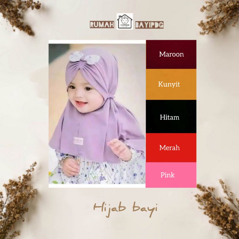 [rumahbayipdg] Hijab bayi pita jilbab bayi model pita
