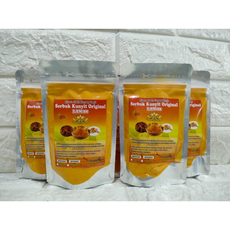 

kunyit bubuk 1000% murni kemasan 50g