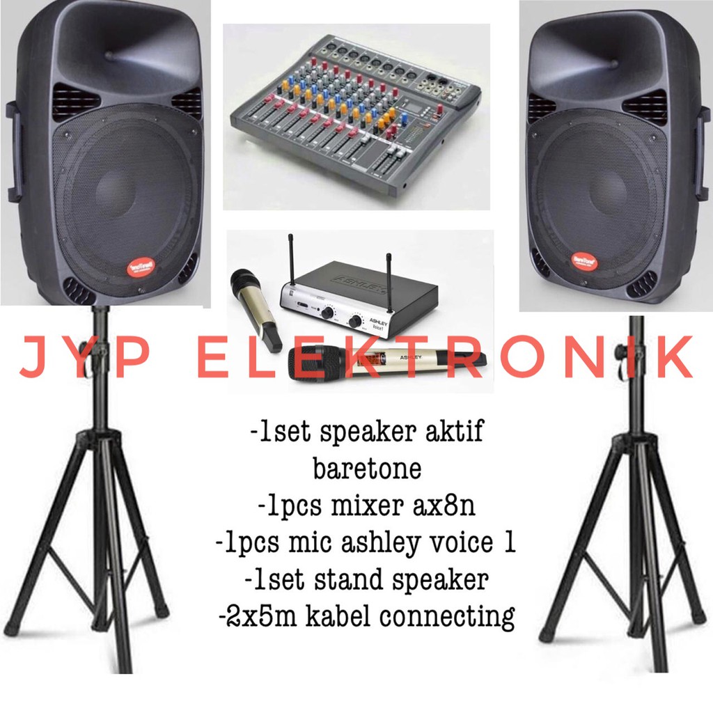 Paket Komplit SoundSystem BARETONE Original 15 Inc SUPER MURAH
