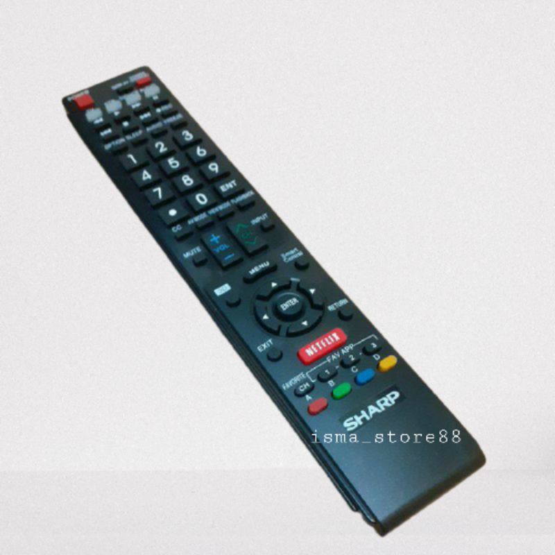 REMOT TV SHARP SMART TV 3D LED LCD STB DVD-VCR AUDIO NETFLIX