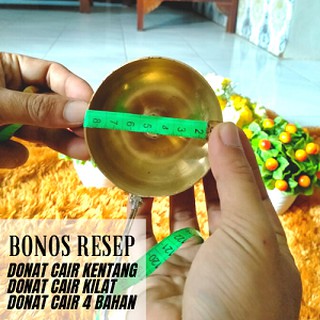 Paket Cetakan Donat Cair Kilat Kuningan Super Hemat Ukuran Diameter 7