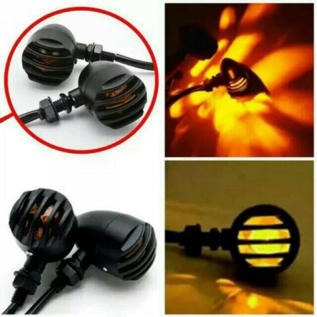 lampu sen teralis hitam variasi rx king scoopy vixion byson motor clasic dll