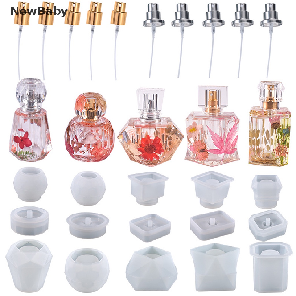 Cetakan Botol Parfum / Lotion / Sabun Bahan Silikon