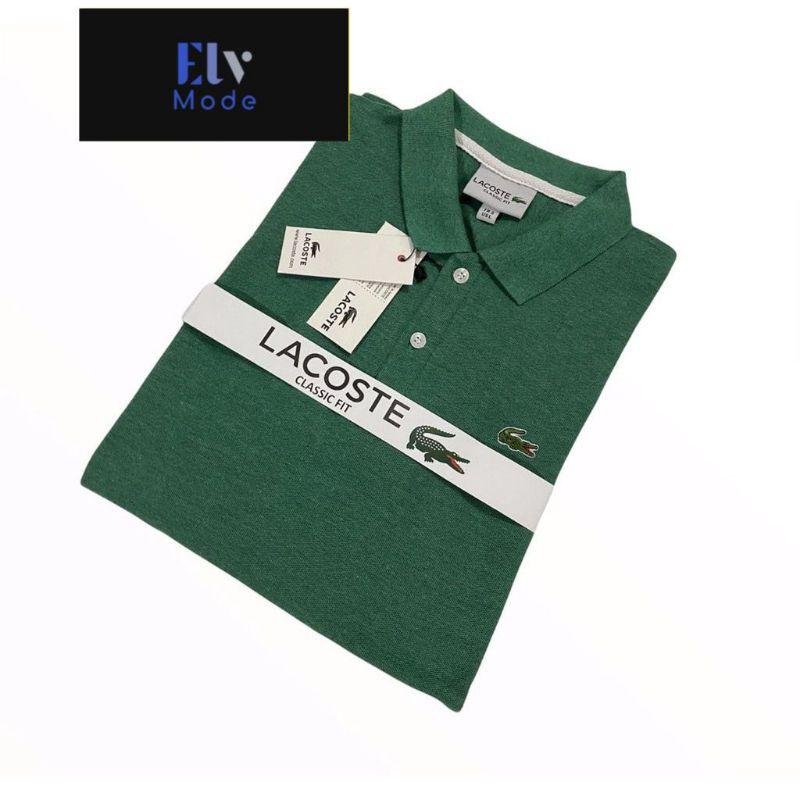 HIJAU ARMY KAOS KERAH PRIA PREMIUM / POLO SHIRT PRIA SLIMFIT POLOS