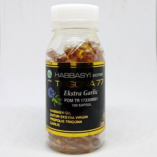 Habbasyi Ekstrak Trigona 77 Ekstra Garlic 100kap