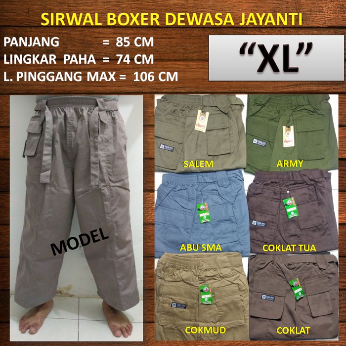 TERMURAH"Celana Sirwal Murah Brand Jayanti"