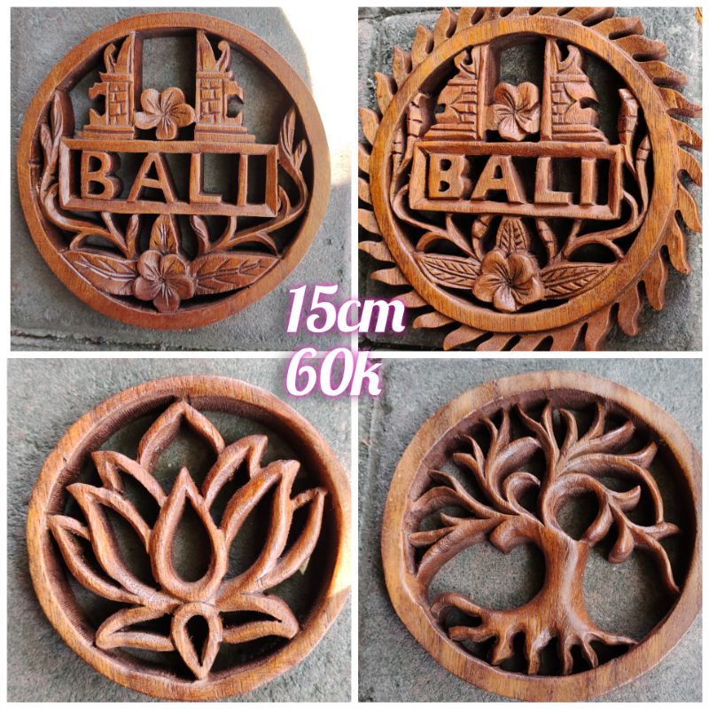 UKIRAN KAYU BALI, HIASAN DINDING