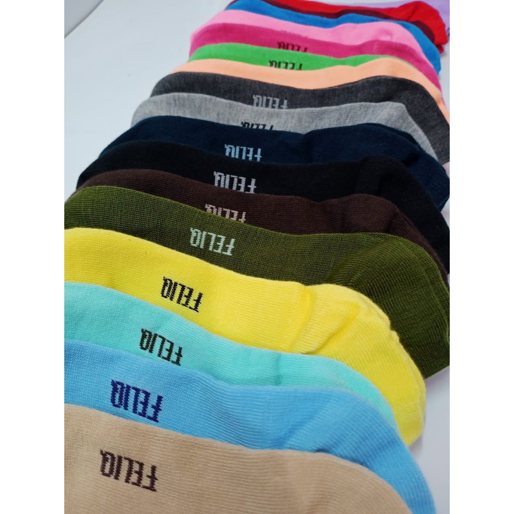 Kaos kaki semata kaki feliq (sneaker) polos bebas pilih warna