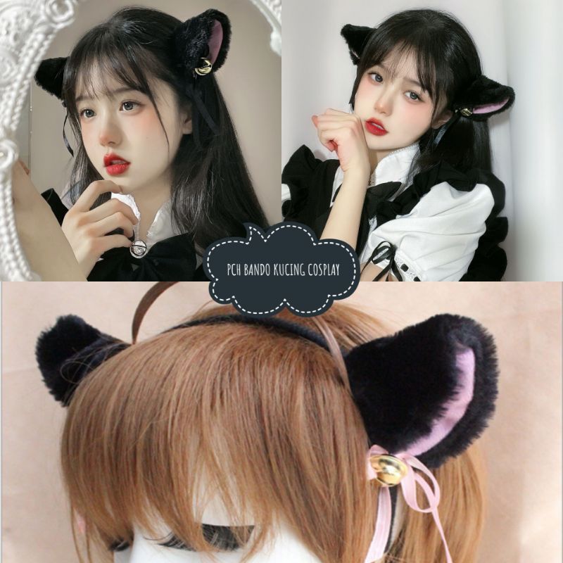 BANDO TELINGA KUCING NEKOMIMI / BANDO COSPLAY