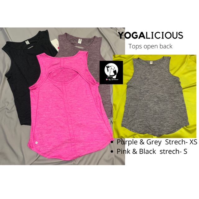 Yogalicious - Tank Top Open Back