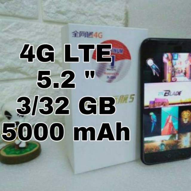 HP ZTE Blade Series 4G LTE Ram 3/32 GB Baterai Super Awet