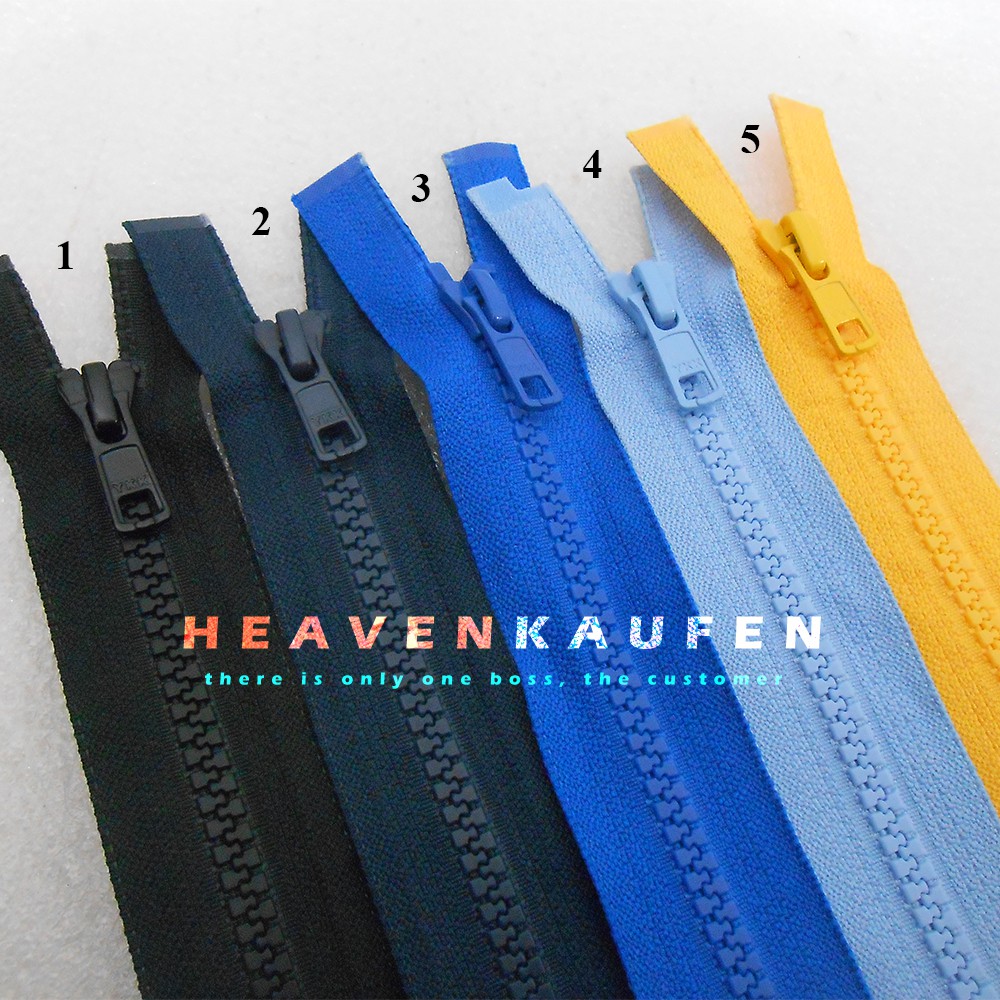 Resleting Zipper YKK Vislon 35 cm / 14 inch Warna Warni