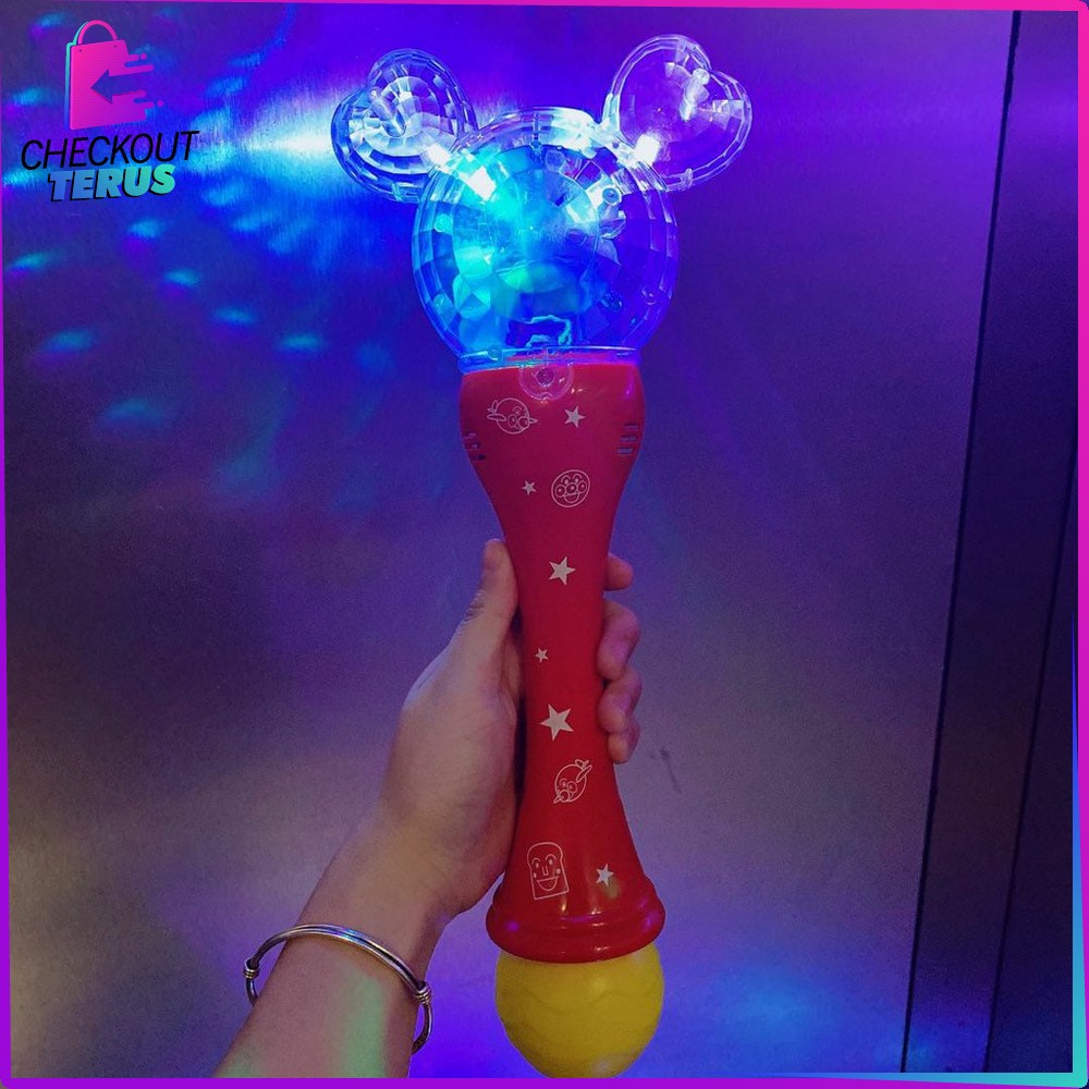 CT M35 M172 M173 Mainan Bubble Wand Stick Dengan Musik Mainan Tongkat Balon Gelembung Sabun Bubble Gun Pretend Play Kids