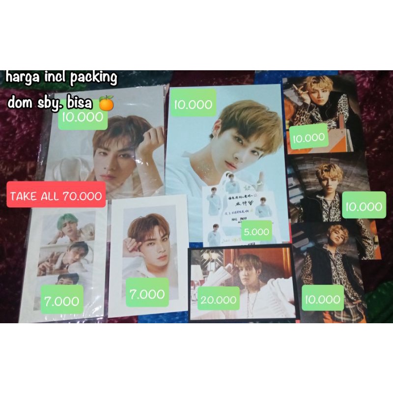 Postcard posca pc xiaojun ten yangyang kun winwin sg21 stranger kickback