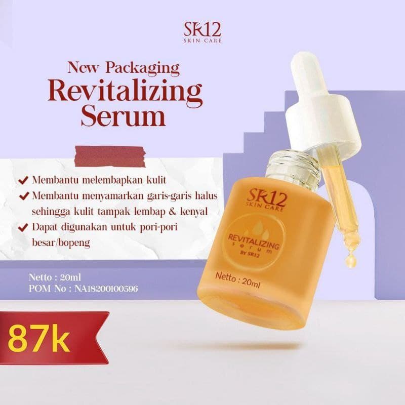 Serum wajah SR12 Revitalizing Serum Serum Wajah Glowing  Serum Glowing Bpom Serum Wajah Pemutih Wajah Glowing Skincare Herbal