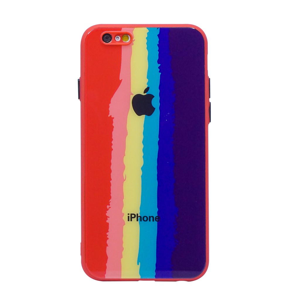 GoodCase - HardCase Oppo Reno 4 4G/ 4F | Reno 5 4G/ 5G | 5F | Reno 6 4G Motif Rainbow Macaron