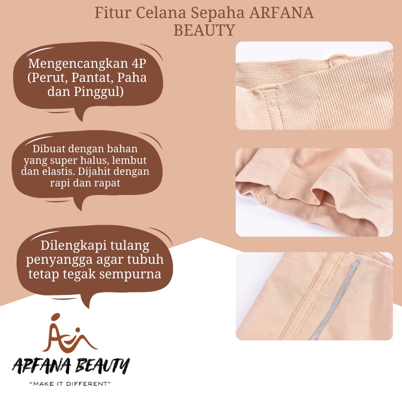 Celana Dalam Pembakar Lemak Munafie Fit Shaper Sepaha Pakaian Dalam Wanita MUNAFIE SEPAHA