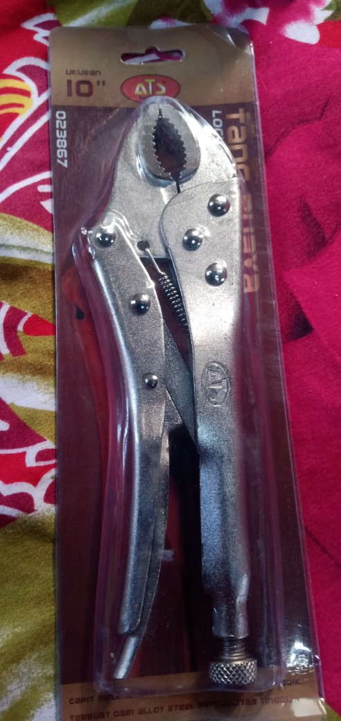 Tang Buaya 10 Inch - Lock Grip Pliers By Ats