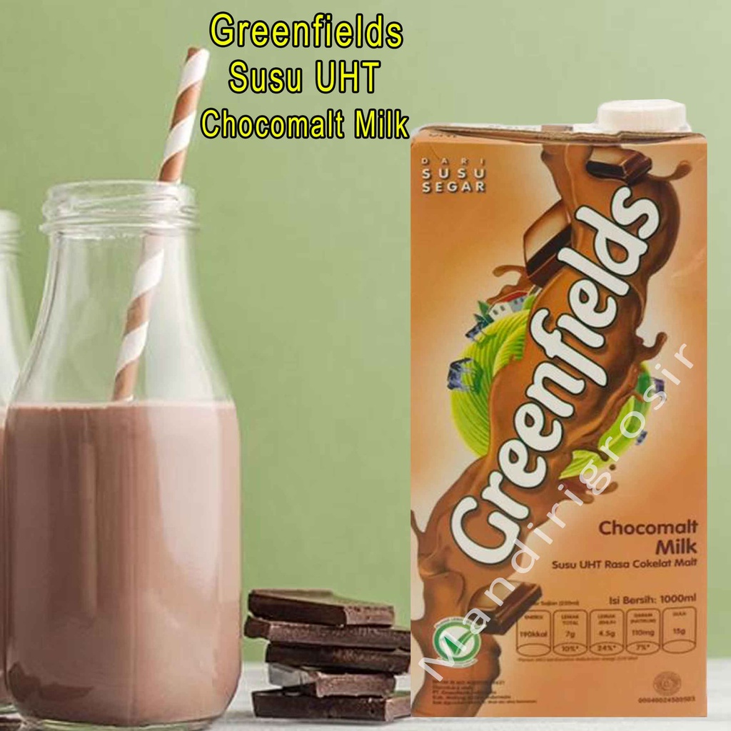 Susu UHT Susu Segar * Susu GreenFields *  Susu Sehat * 1000ml * 200ml