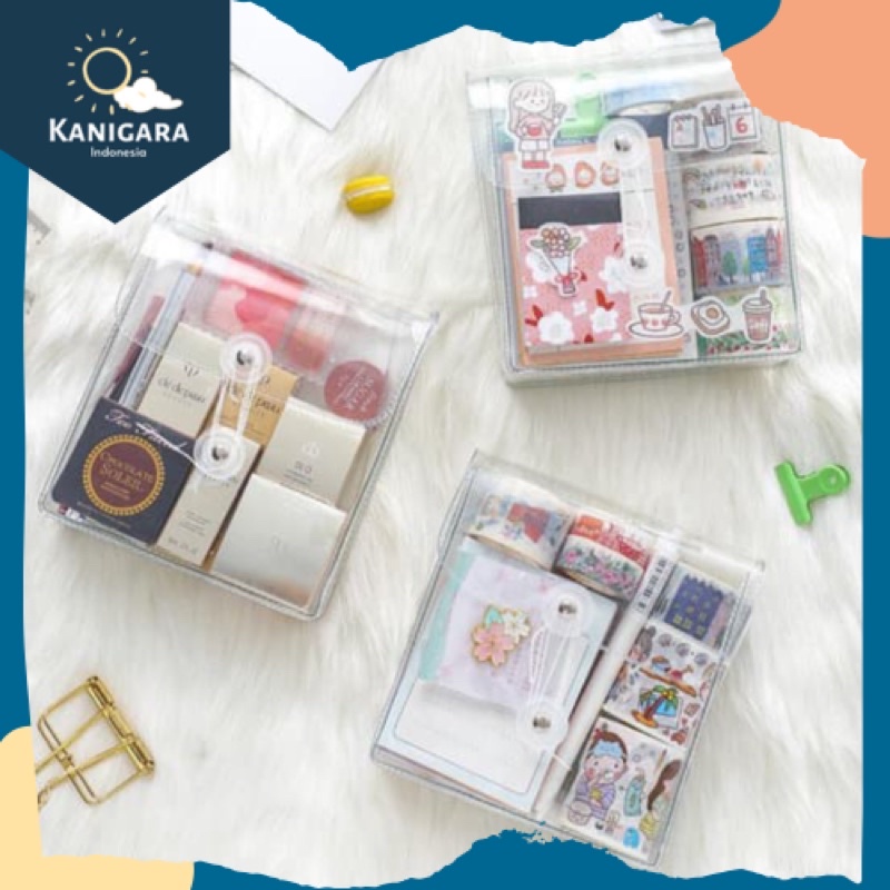 

Tas Pouch Transparan Pouch Serba Guna Aesthetic - KGT01