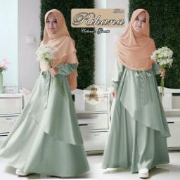 RIHANA SYARI (EP) BAJU MAXI DRESS MUSLIM WANITA DEWASA MURAH GAMIS CEWEK KEKINIAN GROSIR MODERN
