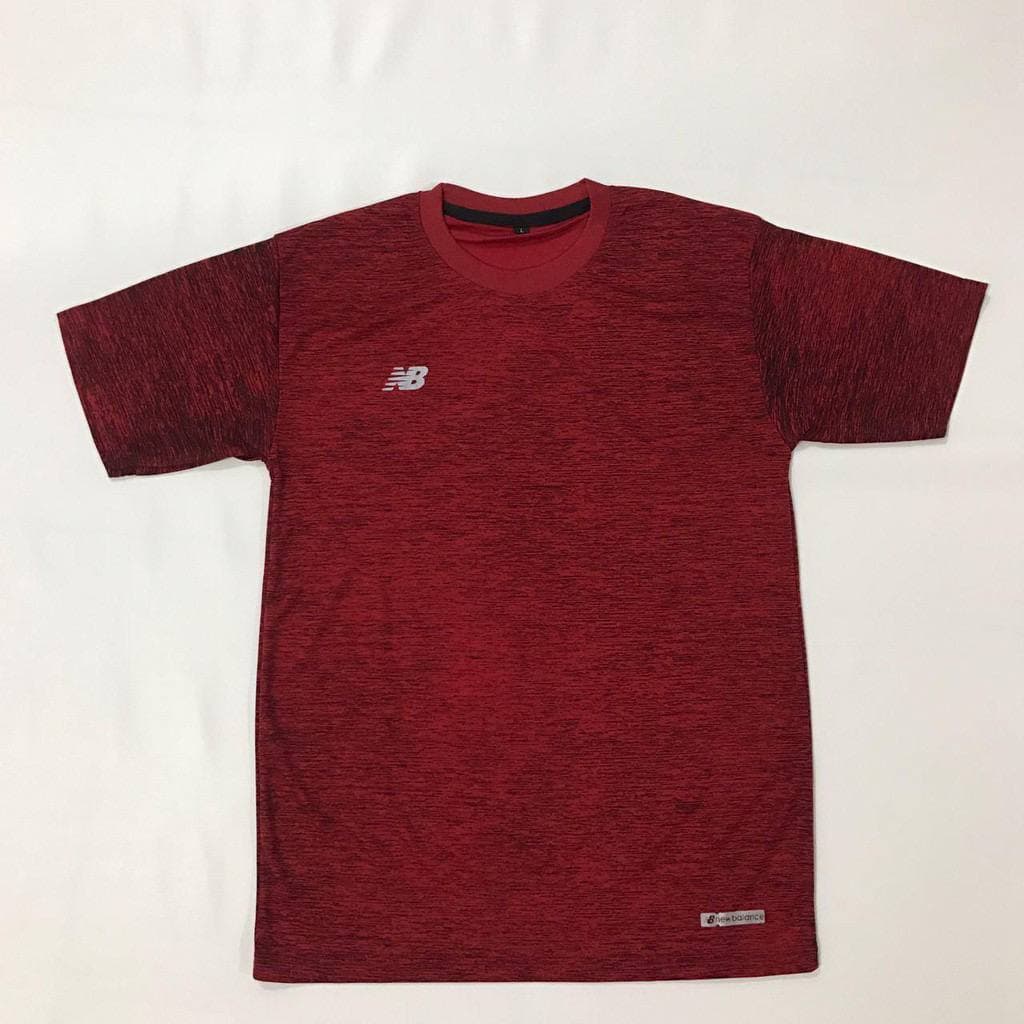 Kaos Training N.B ( G-RIS ) / Baju Olahraga / Running-N.B Maron