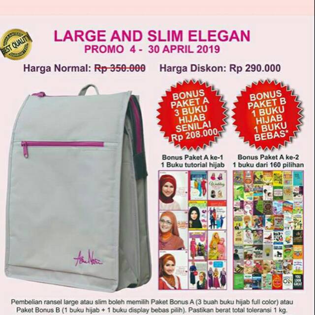 Ransel Asma Nadia Abu Muda-Ungu Violet