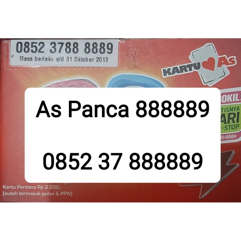Kartu as panca 88888,888889