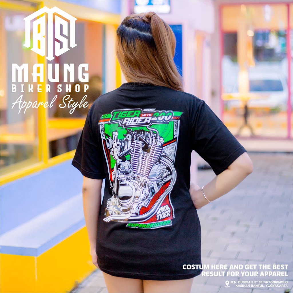 MBS_KAOS TIGER HEREX | KAOS HONDA TIGER 2000 | KAOS CB MURAH | TIGER RIDER UP TO 200 BLACK