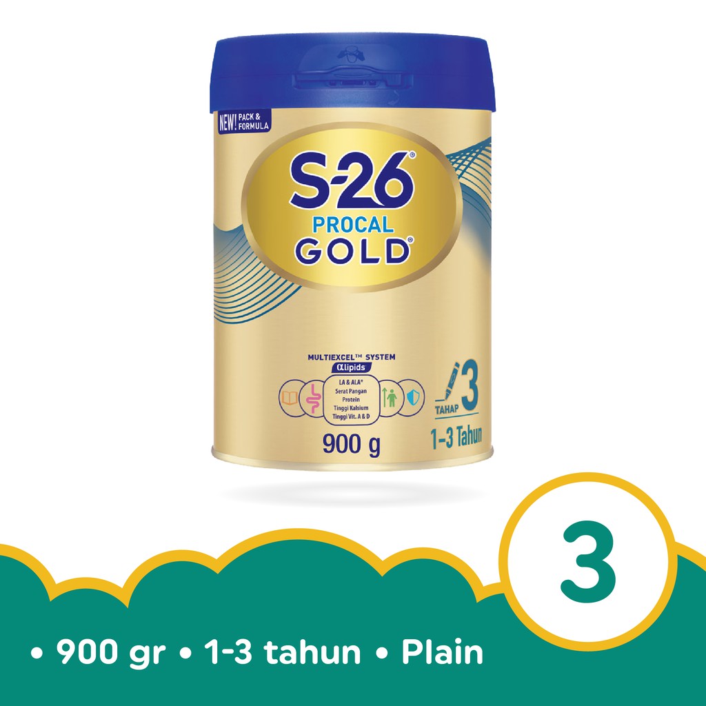 S26 PROCAL GOLD TAHAP 3 KALENG 900 gr / S26 PROCAL 3 900GR