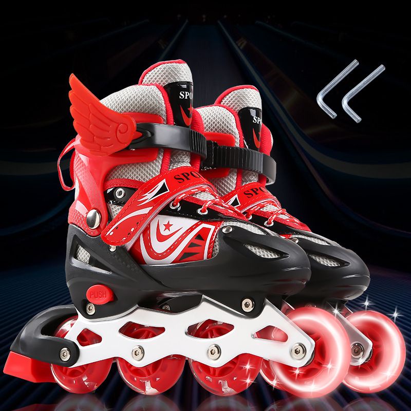 ( AMOUR ) Sepatu Roda Anak Sport Inline Skate / Sepatu Roda Bajaj / Roller Skate 8806