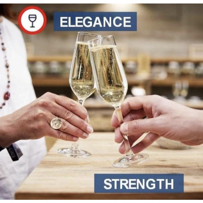 Gelas | Riserva Champagne Flute 20.5Cl/Wine Glass/Flute/Gelas Kaki/Gelas Wine