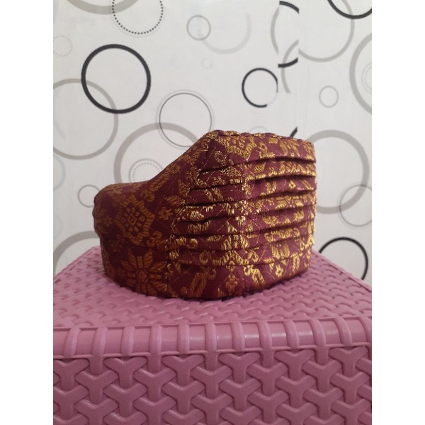 topi songket marapulai/saluak datuak marapulai