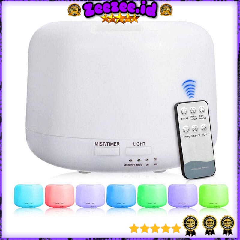 Humidifier Elektrik + 7 LED + Remote Control