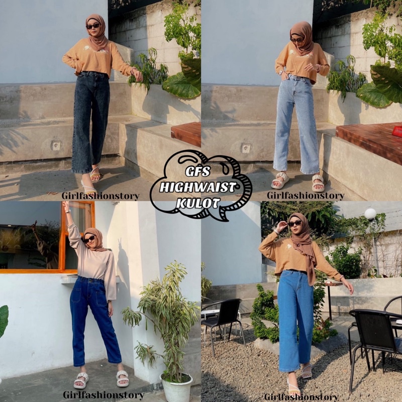 GFS LY HIGHWAIST HANOVA JEANS KULOT