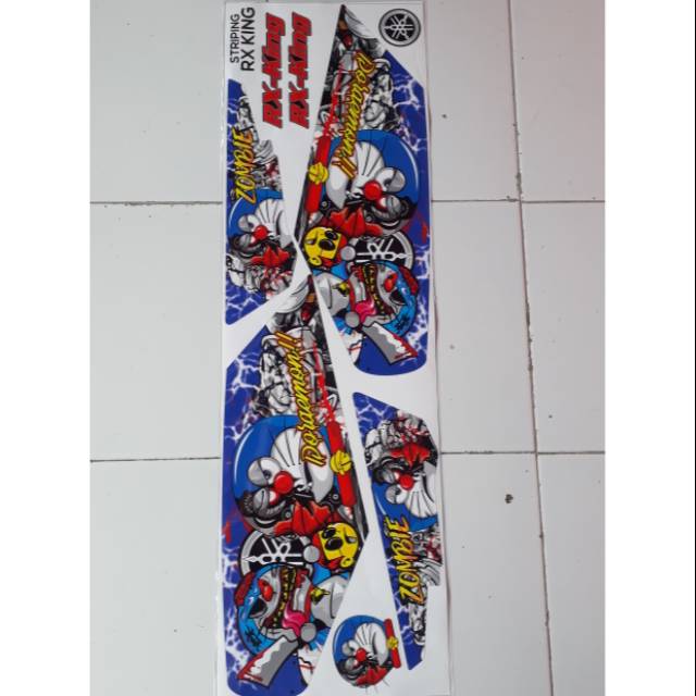 Striping Variasi Rx King doraemon zombie